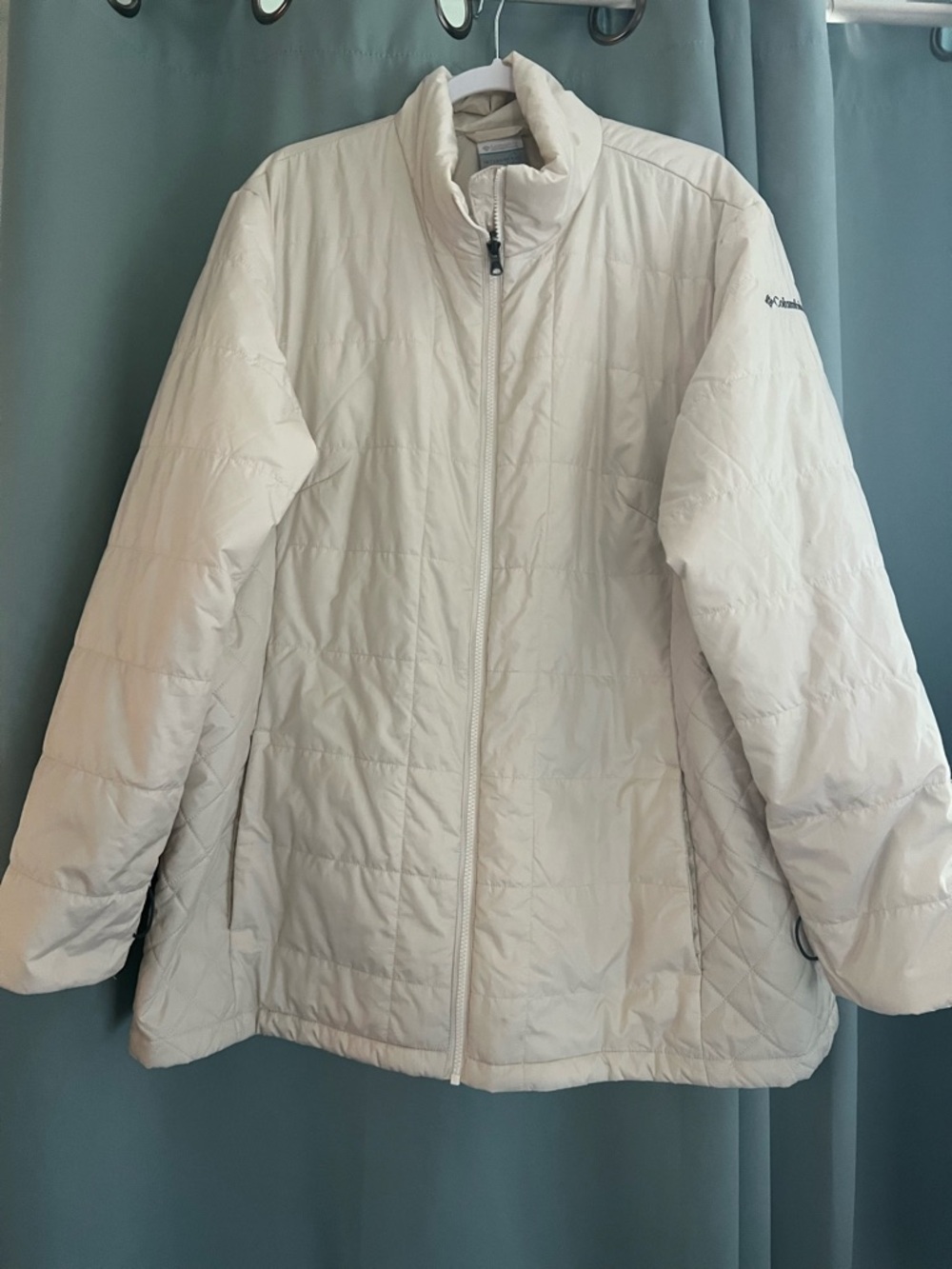 Columbia Women's Omni-Heat Interchange Puffer Jacket Ivory Cream 3X XXXL